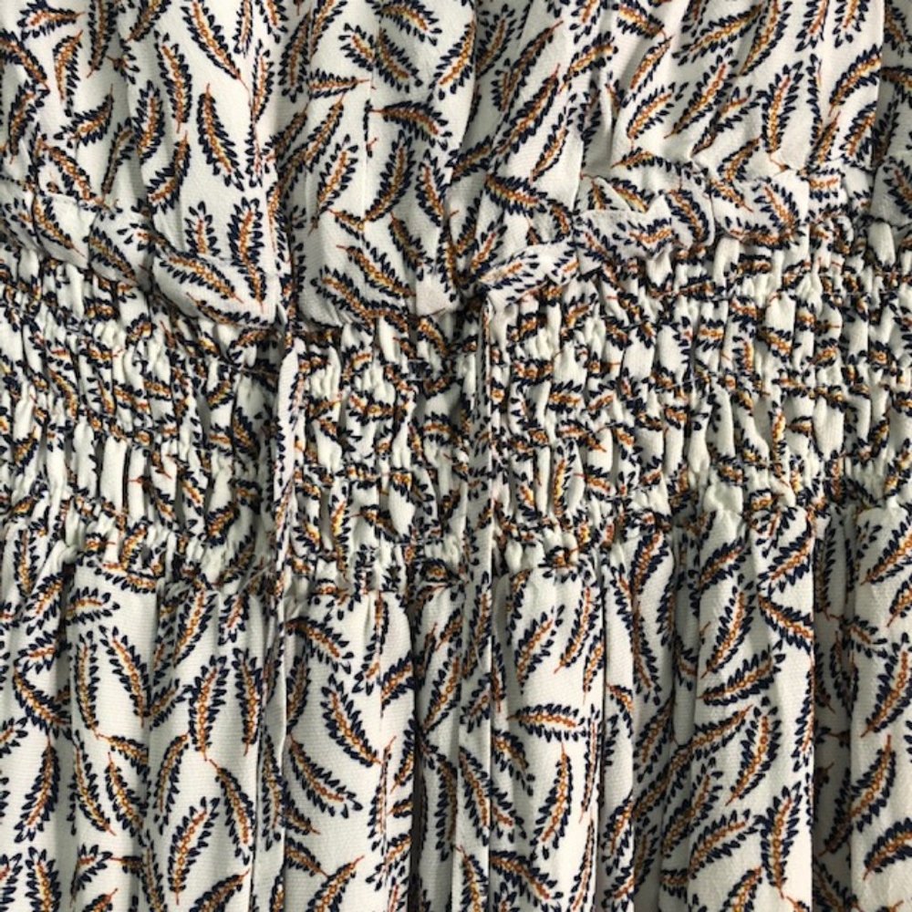 🌹 SOLD Smocked Boho A-line Peasant Dress 🌹 - Picture 7 of 8